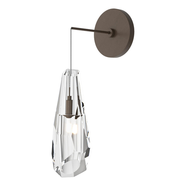 Hubbardton Forge 2023 Bronze Crystal (CR) Luma Low Voltage Sconce