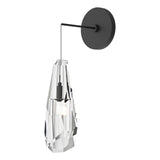 Hubbardton Forge 2023 Black Crystal (CR) Luma Low Voltage Sconce