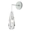 Hubbardton Forge 2023 Vintage Platinum Crystal (CR) Luma Low Voltage Sconce