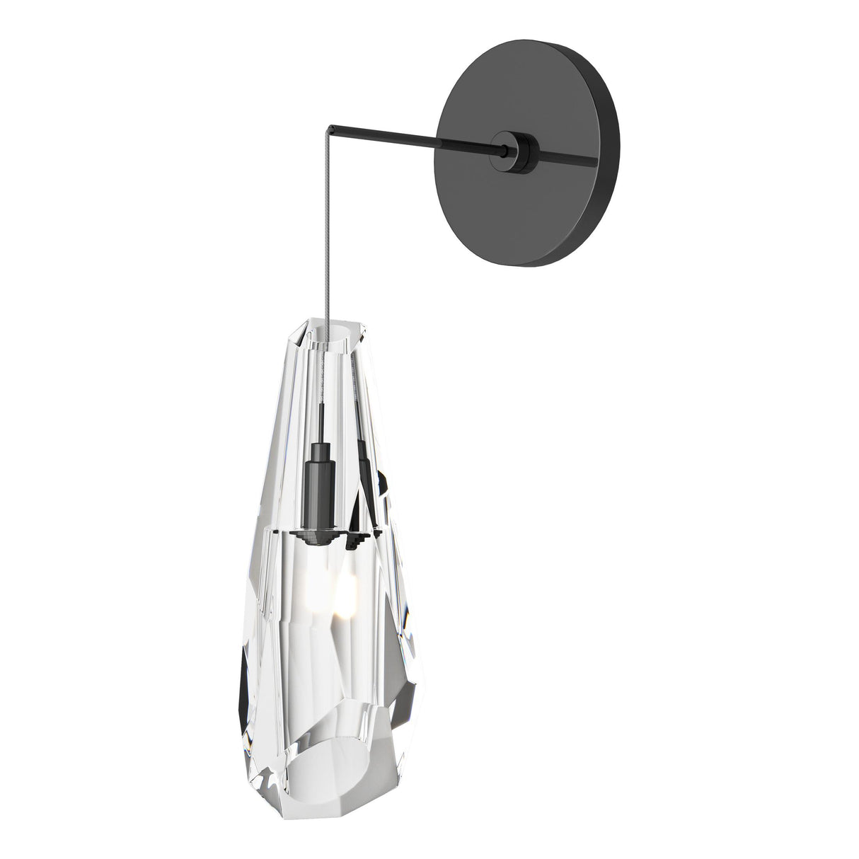Hubbardton Forge 2023 Ink Crystal (CR) Luma Low Voltage Sconce
