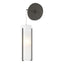 Hubbardton Forge 2023 Dark Smoke Opal Glass (GG) Exos Glass Mini Low Voltage Sconce
