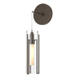 Hubbardton Forge 2023 Bronze Clear Glass (ZM) Exos Glass Mini Low Voltage Sconce