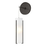 Hubbardton Forge 2023 Oil Rubbed Bronze Opal Glass (GG) Exos Glass Mini Low Voltage Sconce