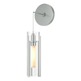 Hubbardton Forge 2023 Vintage Platinum Clear Glass (ZM) Exos Glass Mini Low Voltage Sconce