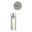Hubbardton Forge 2023 Sterling Clear Glass (ZM) Exos Glass Mini Low Voltage Sconce