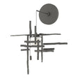 Hubbardton Forge 2022 Natural Iron Cast Glass (YC) Tura Frosted Glass Low Voltage Sconce