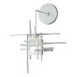 Hubbardton Forge 2022 Vintage Platinum Cast Glass (YC) Tura Frosted Glass Low Voltage Sconce