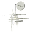 Hubbardton Forge 2022 Sterling Cast Glass (YC) Tura Frosted Glass Low Voltage Sconce