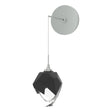 Hubbardton Forge 2023 Vintage Platinum Black Crystal (BP) Chrysalis Small Low Voltage Sconce