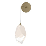 Hubbardton Forge 2023 Soft Gold White Crystal (WP) Chrysalis Large Low Voltage Sconce
