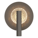 Hubbardton Forge 2017 Dark Smoke Clear Glass (ZM) Solstice Sconce