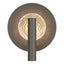 Hubbardton Forge 2017 Dark Smoke Clear Glass (ZM) Solstice Sconce