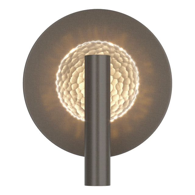 Hubbardton Forge 2017 Dark Smoke Clear Glass (ZM) Solstice Sconce