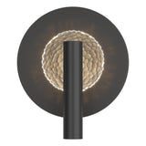 Hubbardton Forge 2017 Black Clear Glass (ZM) Solstice Sconce