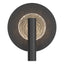 Hubbardton Forge 2017 Black Clear Glass (ZM) Solstice Sconce