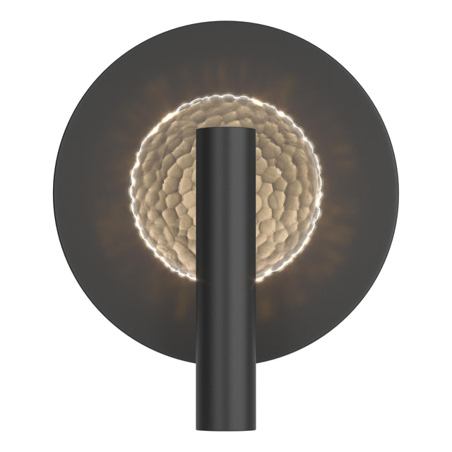 Hubbardton Forge 2017 Black Clear Glass (ZM) Solstice Sconce
