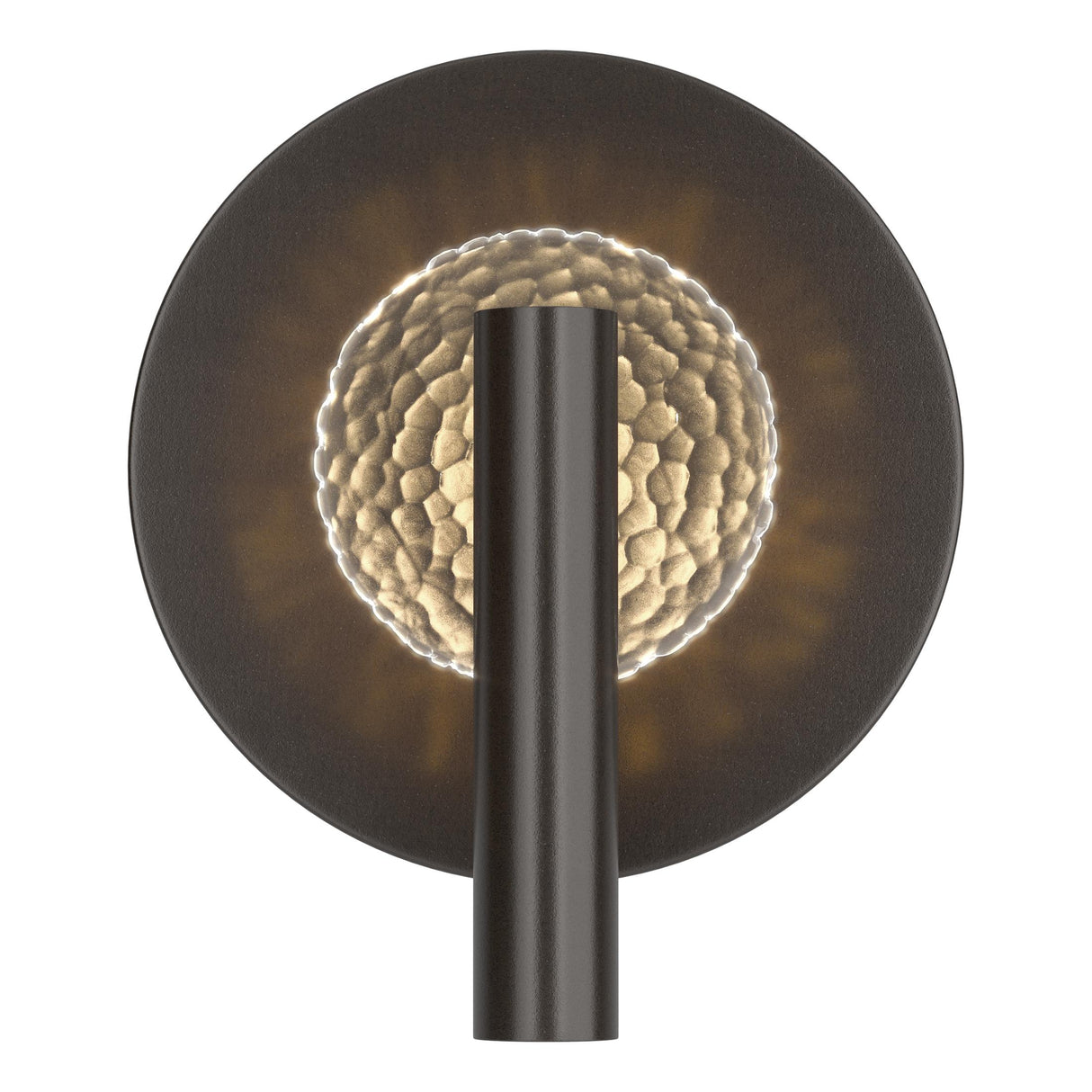 Hubbardton Forge 2017 Oil Rubbed Bronze Clear Glass (ZM) Solstice Sconce