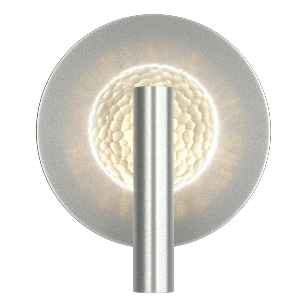 Hubbardton Forge 2017 Vintage Platinum Clear Glass (ZM) Solstice Sconce