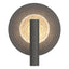 Hubbardton Forge 2017 Natural Iron Clear Glass (ZM) Solstice Sconce