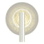 Hubbardton Forge 2017 Sterling Clear Glass (ZM) Solstice Sconce