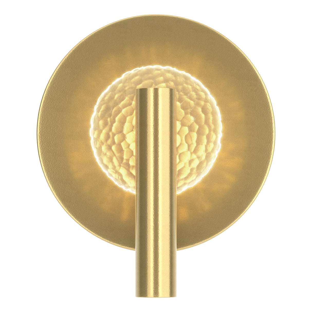 Hubbardton Forge 2017 Modern Brass Clear Glass (ZM) Solstice Sconce