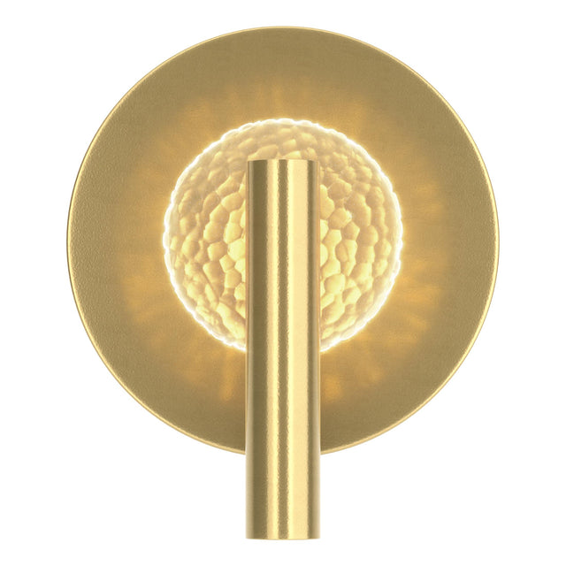 Hubbardton Forge 2017 Modern Brass Clear Glass (ZM) Solstice Sconce