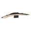 Hubbardton Forge 2023 Oil Rubbed Bronze Clear Glass (ZM) Glissade LED Bath Sconce
