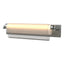 Hubbardton Forge 2023 Vintage Platinum Seeded Glass with Opal Diffuser (ZS) Draped Glass LED Bath Bar