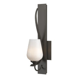Hubbardton Forge 2013 Dark Smoke Opal Glass (GG) Flora Sconce