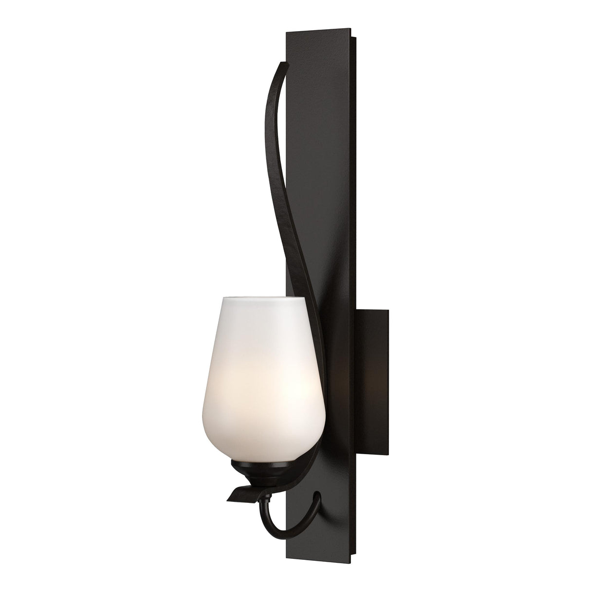 Hubbardton Forge 2013 Oil Rubbed Bronze Opal Glass (GG) Flora Sconce