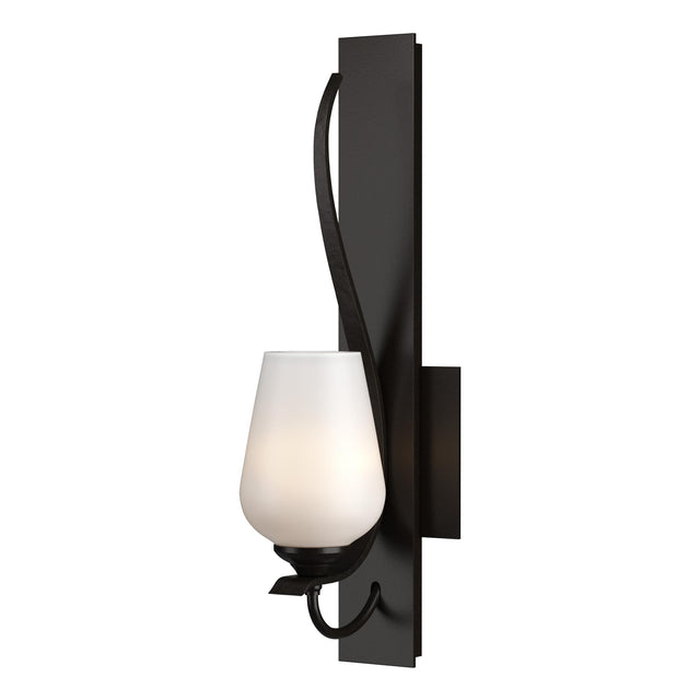 Hubbardton Forge 2013 Oil Rubbed Bronze Opal Glass (GG) Flora Sconce