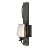 Hubbardton Forge 2013 Oil Rubbed Bronze Seeded Glass with Opal Diffuser (ZS) Flora Sconce
