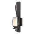 Hubbardton Forge 2013 Natural Iron Seeded Glass with Opal Diffuser (ZS) Flora Sconce
