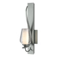 Hubbardton Forge 2013 Vintage Platinum Seeded Glass with Opal Diffuser (ZS) Flora Sconce