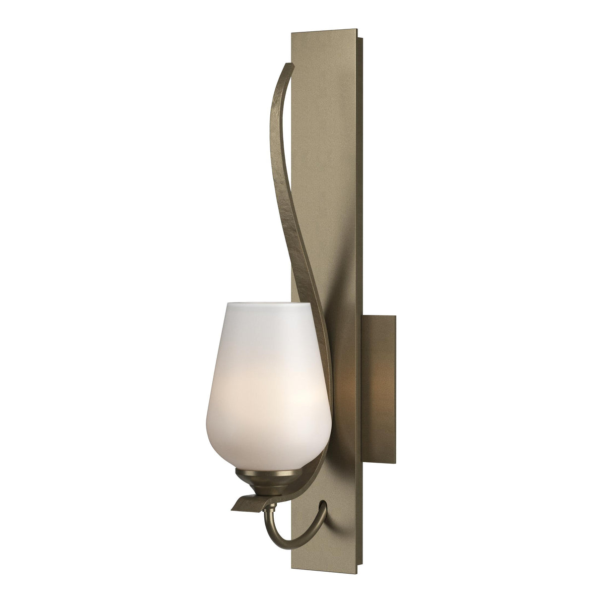 Hubbardton Forge 2013 Soft Gold Opal Glass (GG) Flora Sconce