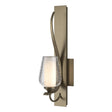 Hubbardton Forge 2013 Soft Gold Seeded Glass with Opal Diffuser (ZS) Flora Sconce
