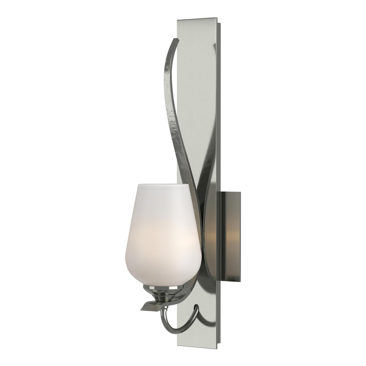Hubbardton Forge 2013 Sterling Opal Glass (GG) Flora Sconce