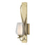 Hubbardton Forge 2013 Modern Brass Seeded Glass with Opal Diffuser (ZS) Flora Sconce