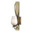 Hubbardton Forge 2013 Modern Brass Opal Glass (GG) Flora Sconce