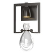 Hubbardton Forge 2018 Oil Rubbed Bronze Clear Glass (ZM) Apothecary Sconce