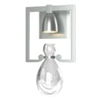 Hubbardton Forge 2018 Vintage Platinum Clear Glass (ZM) Apothecary Sconce