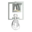 Hubbardton Forge 2018 Vintage Platinum Clear Glass (ZM) Apothecary Sconce