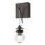 Hubbardton Forge 2018 Oil Rubbed Bronze Clear Glass (ZM) Kiwi Sconce