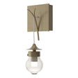 Hubbardton Forge 2018 Soft Gold Clear Glass (ZM) Kiwi Sconce