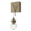 Hubbardton Forge 2018 Soft Gold Clear Glass (ZM) Kiwi Sconce
