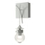 Hubbardton Forge 2018 Vintage Platinum Clear Glass (ZM) Kiwi Sconce