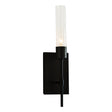 Hubbardton Forge 2019 Black Clear Glass (ZM) Vela Sconce
