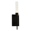 Hubbardton Forge 2019 Black Clear Glass (ZM) Vela Sconce
