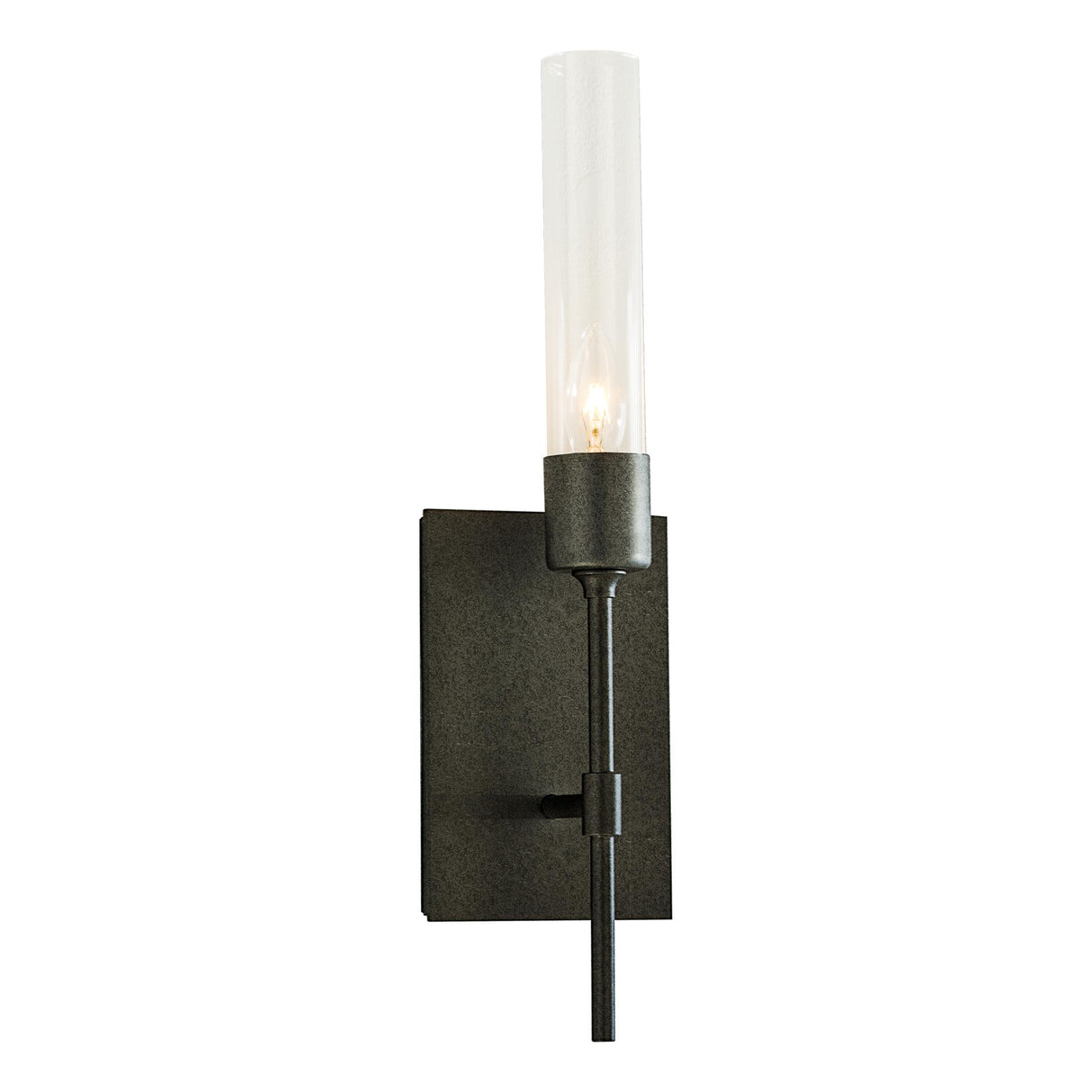 Hubbardton Forge 2019 Natural Iron Clear Glass (ZM) Vela Sconce