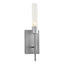 Hubbardton Forge 2019 Vintage Platinum Clear Glass (ZM) Vela Sconce